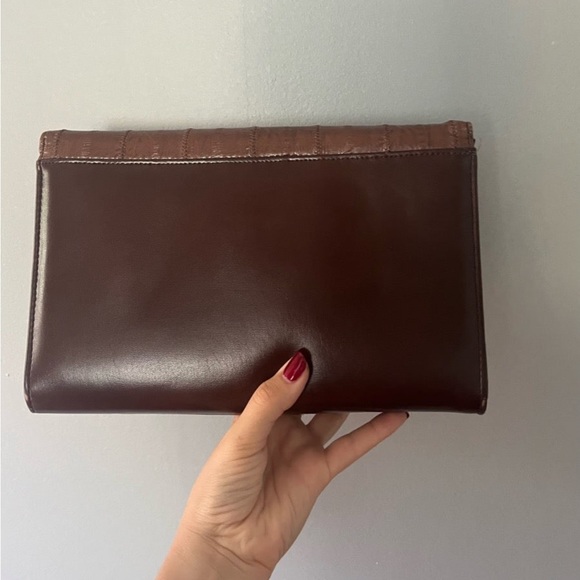 Bags Vintage Brown Envelope Clutch Poshmark